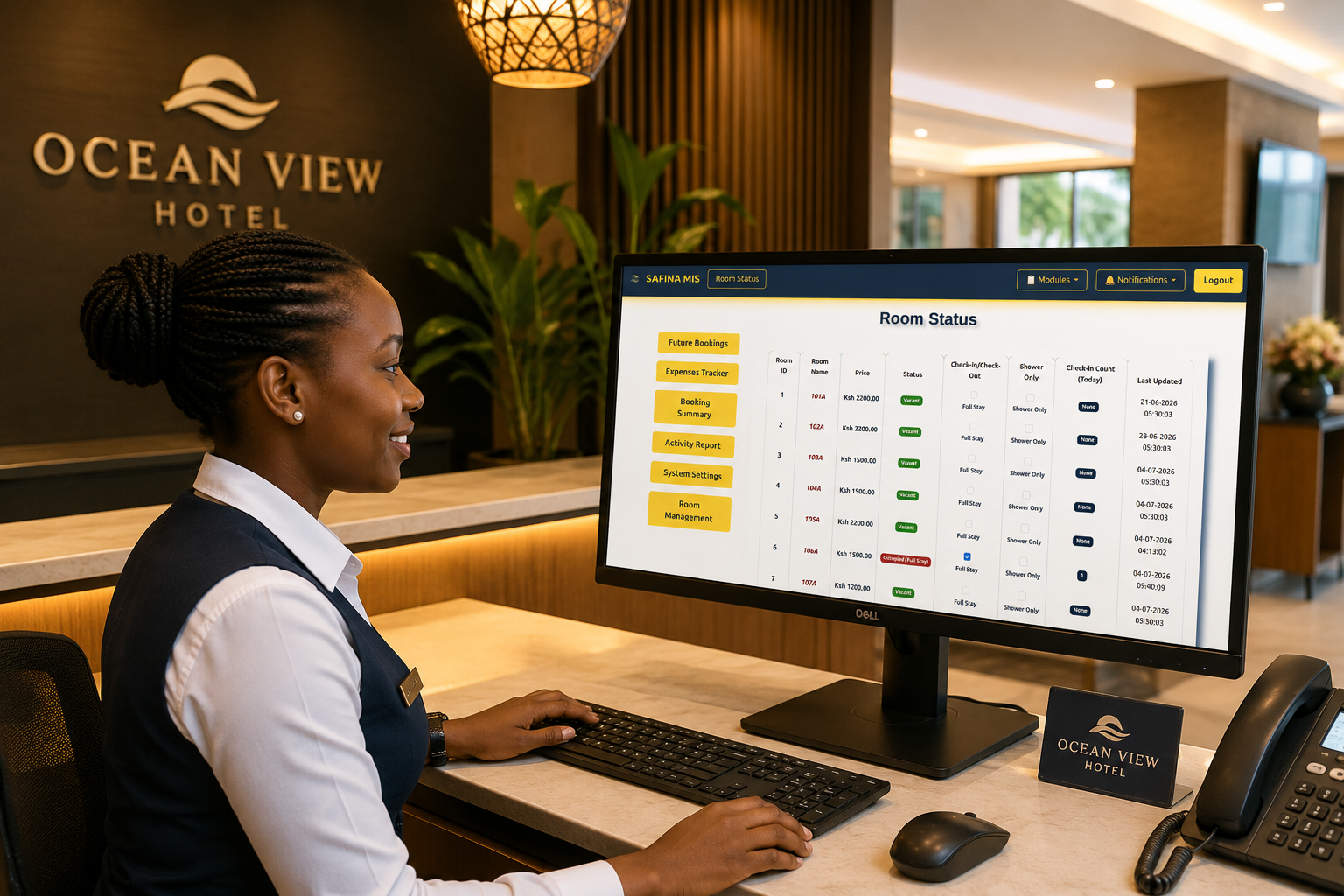 Safina MIS – Hotel Booking & Management